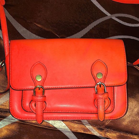 Neon Orange Steven by Steven Madden Cross Body Purse - Picture 3 of 15